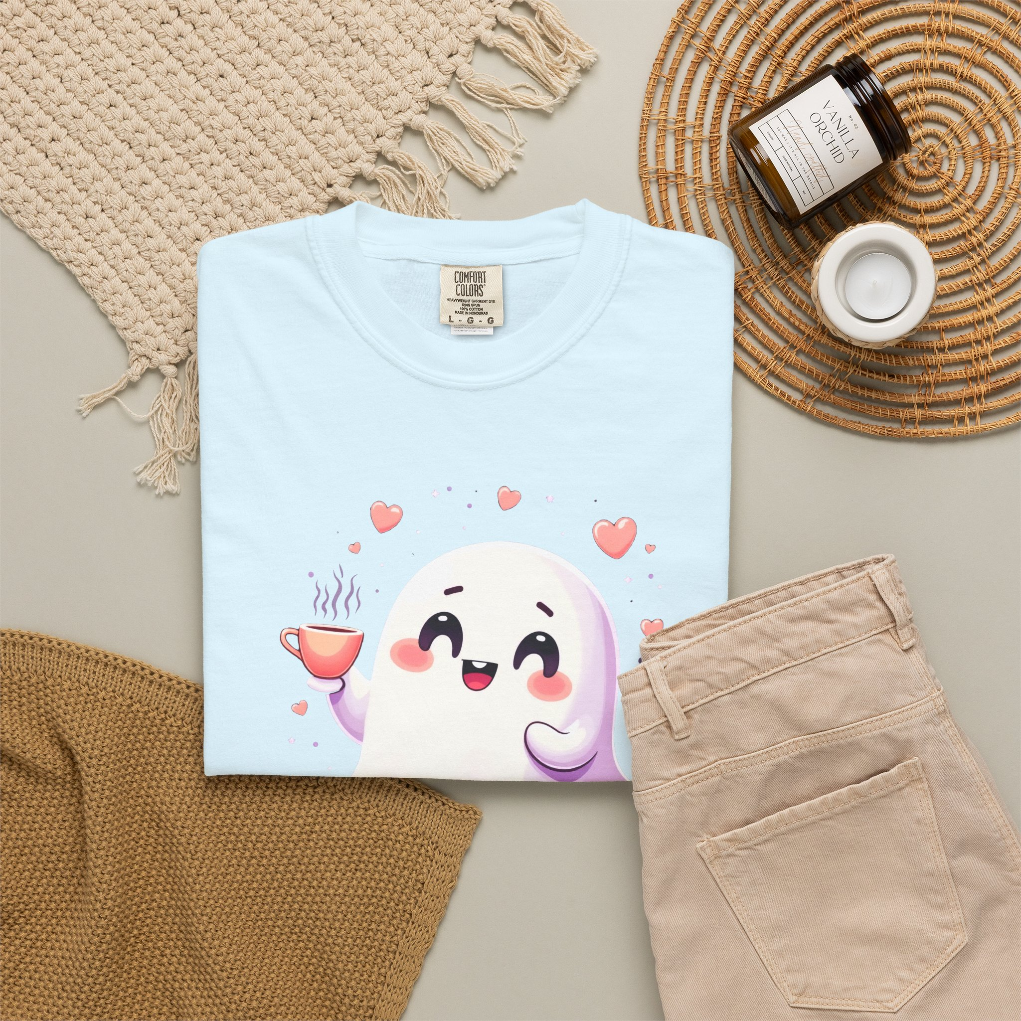 Boo, Honey Cute Ghost Graphic T-Shirt - Image 39