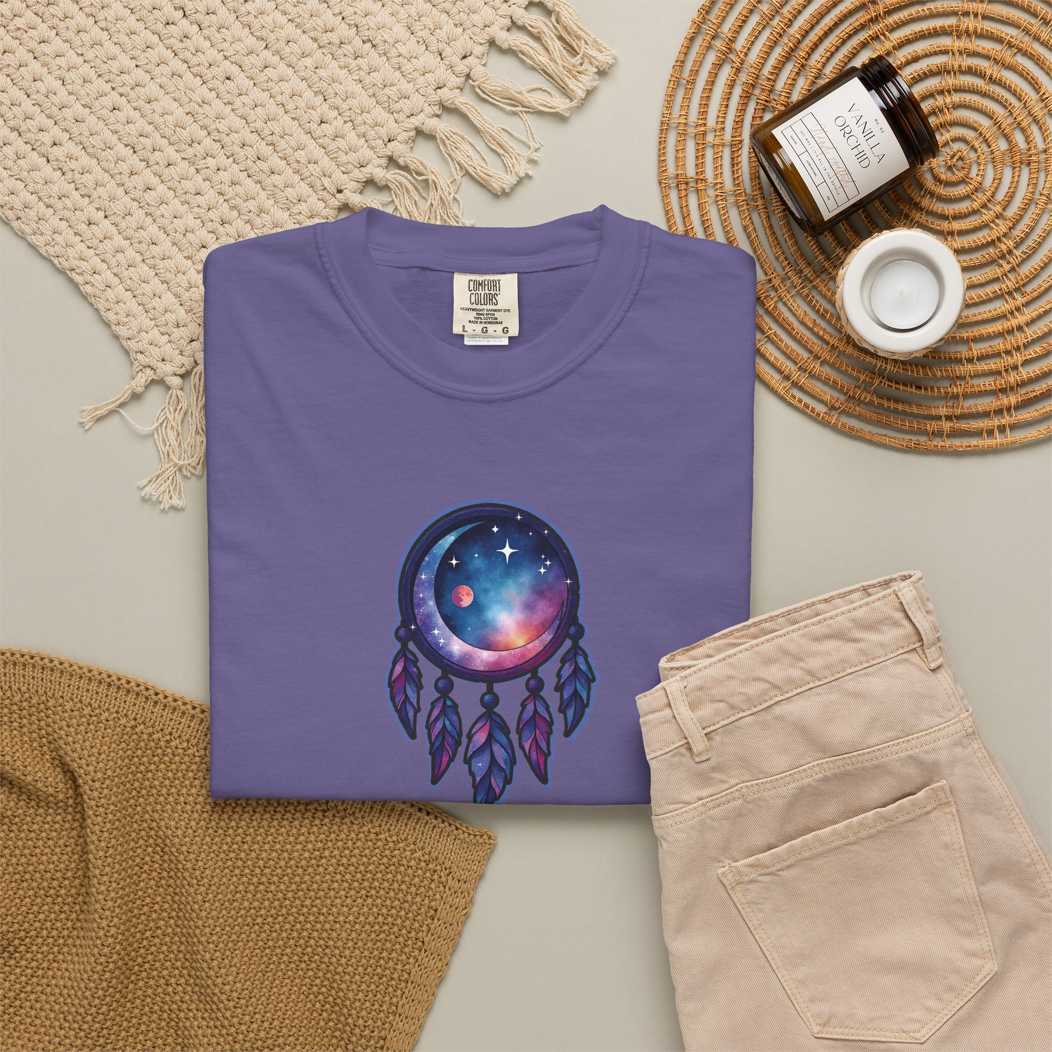 Galaxy Dreamcatcher T-Shirt - Image 76