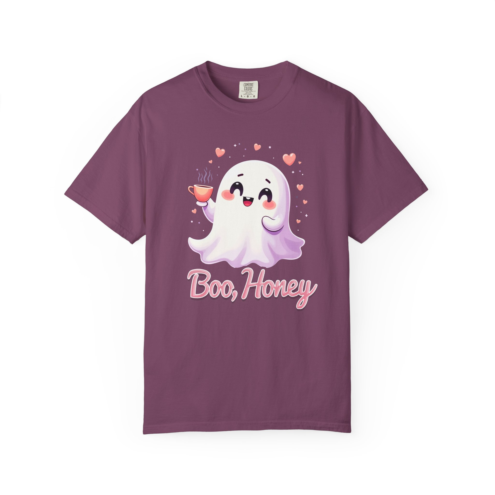 Boo, Honey Cute Ghost Graphic T-Shirt - Image 51