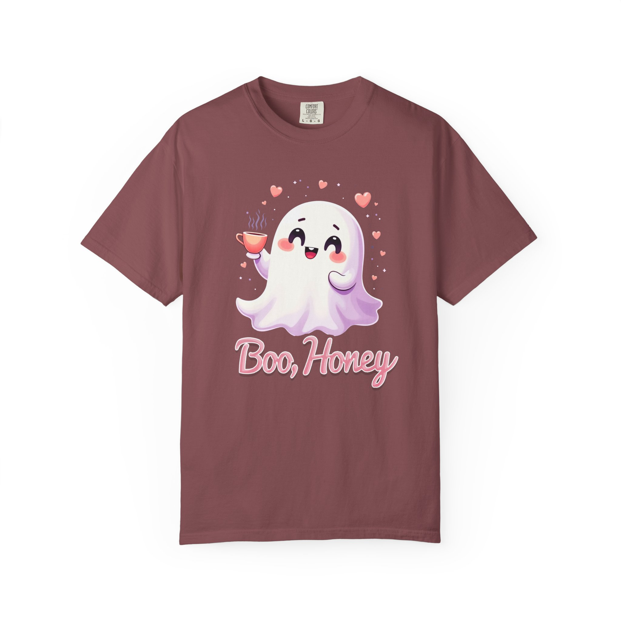 Boo, Honey Cute Ghost Graphic T-Shirt - Image 11