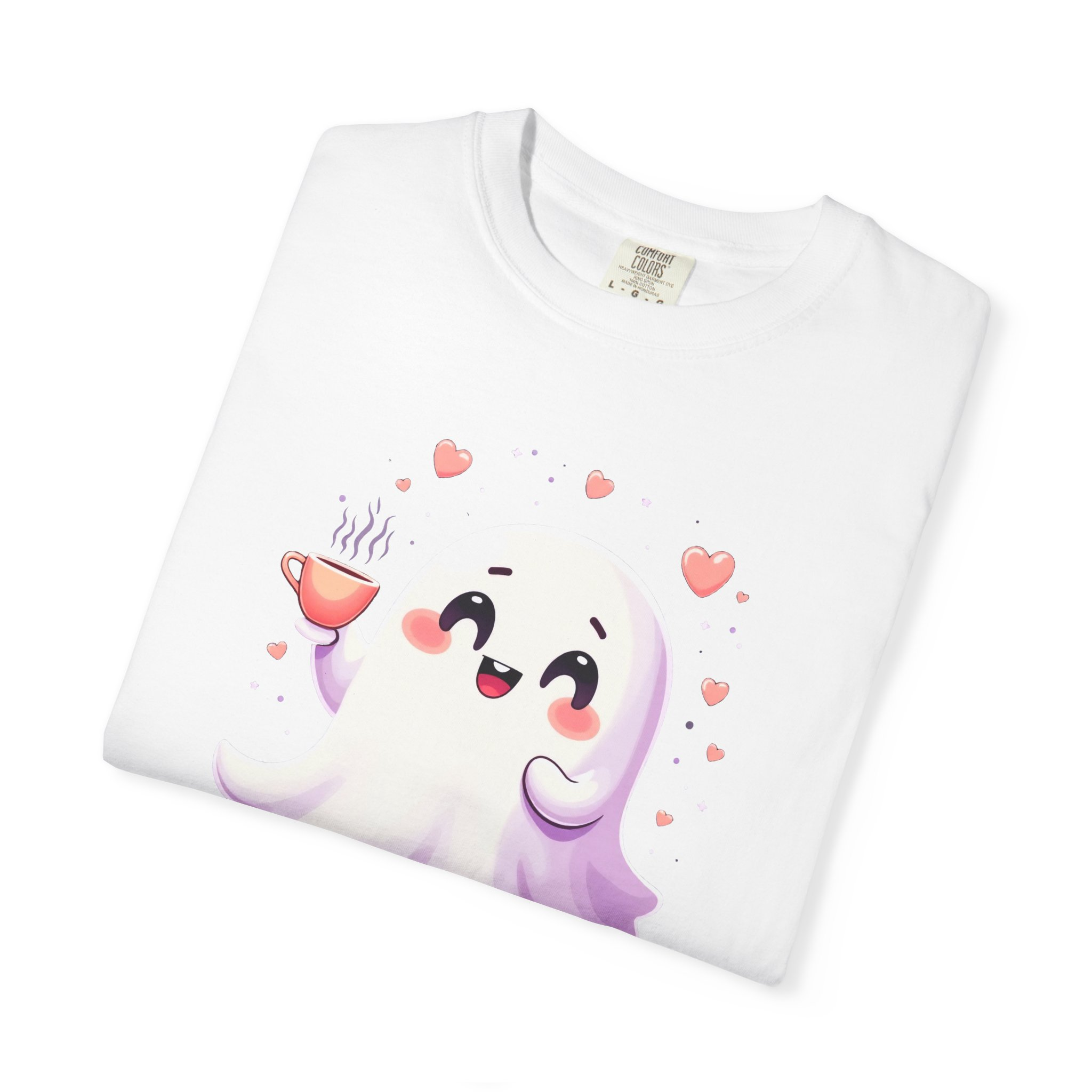 Boo, Honey Cute Ghost Graphic T-Shirt - Image 3