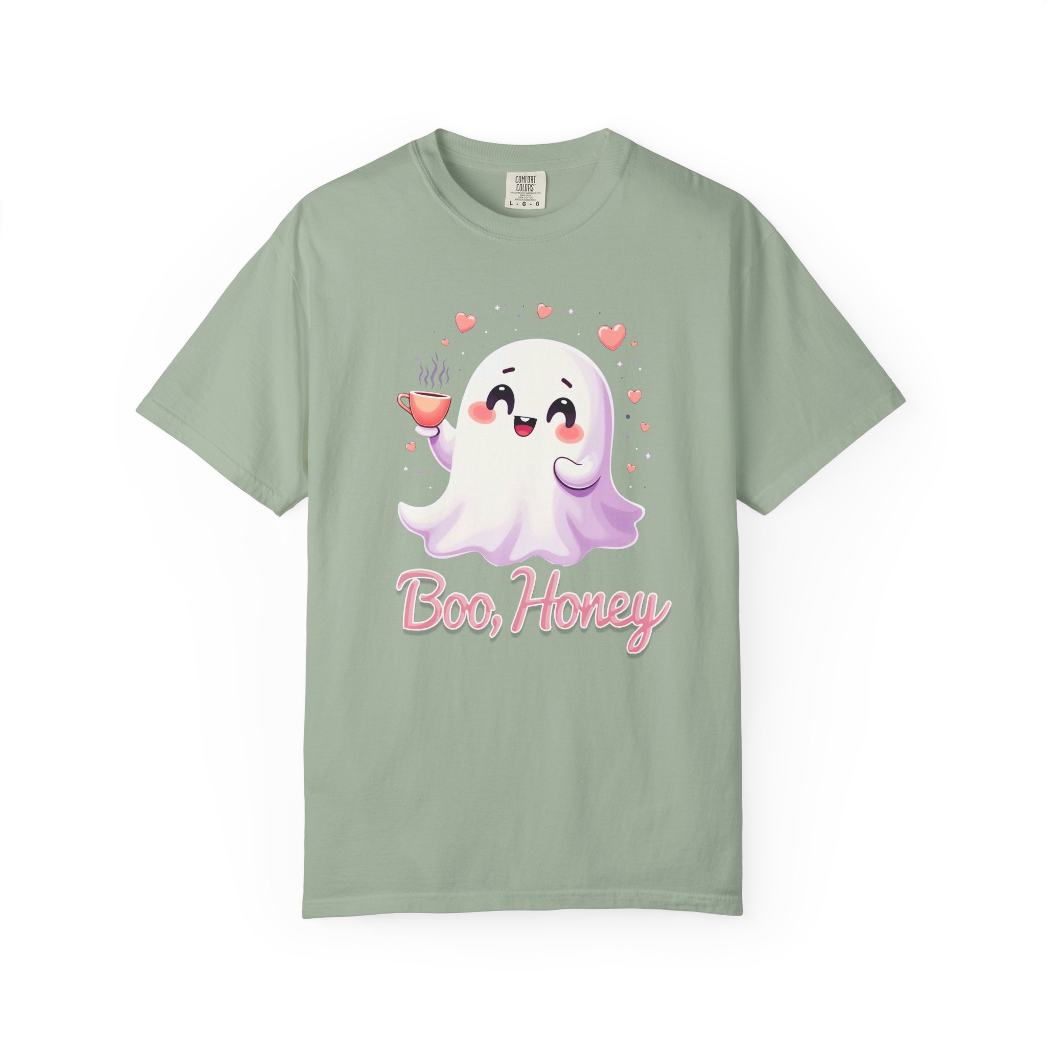 Boo, Honey Cute Ghost Graphic T-Shirt - Image 21