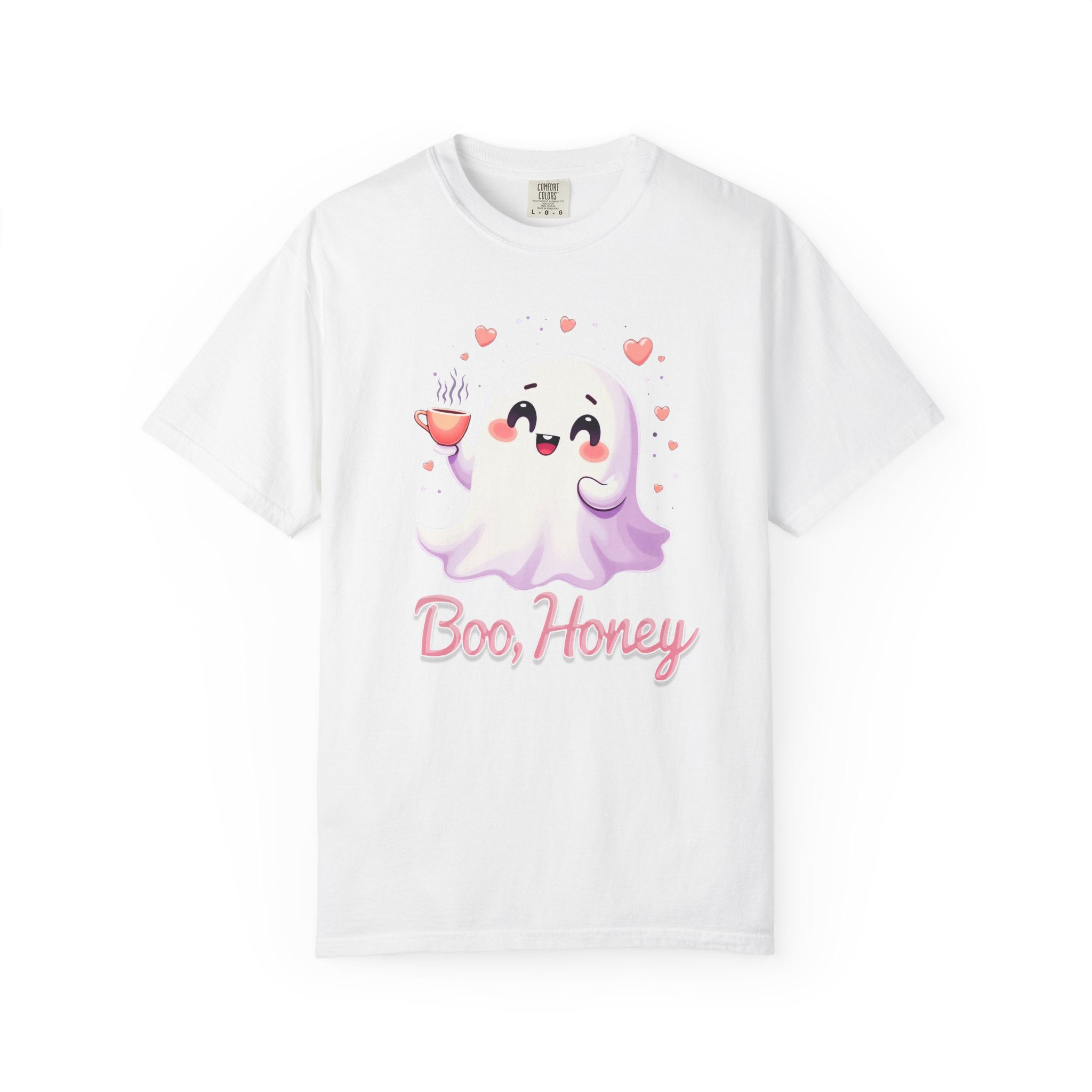 Boo, Honey Cute Ghost Graphic T-Shirt