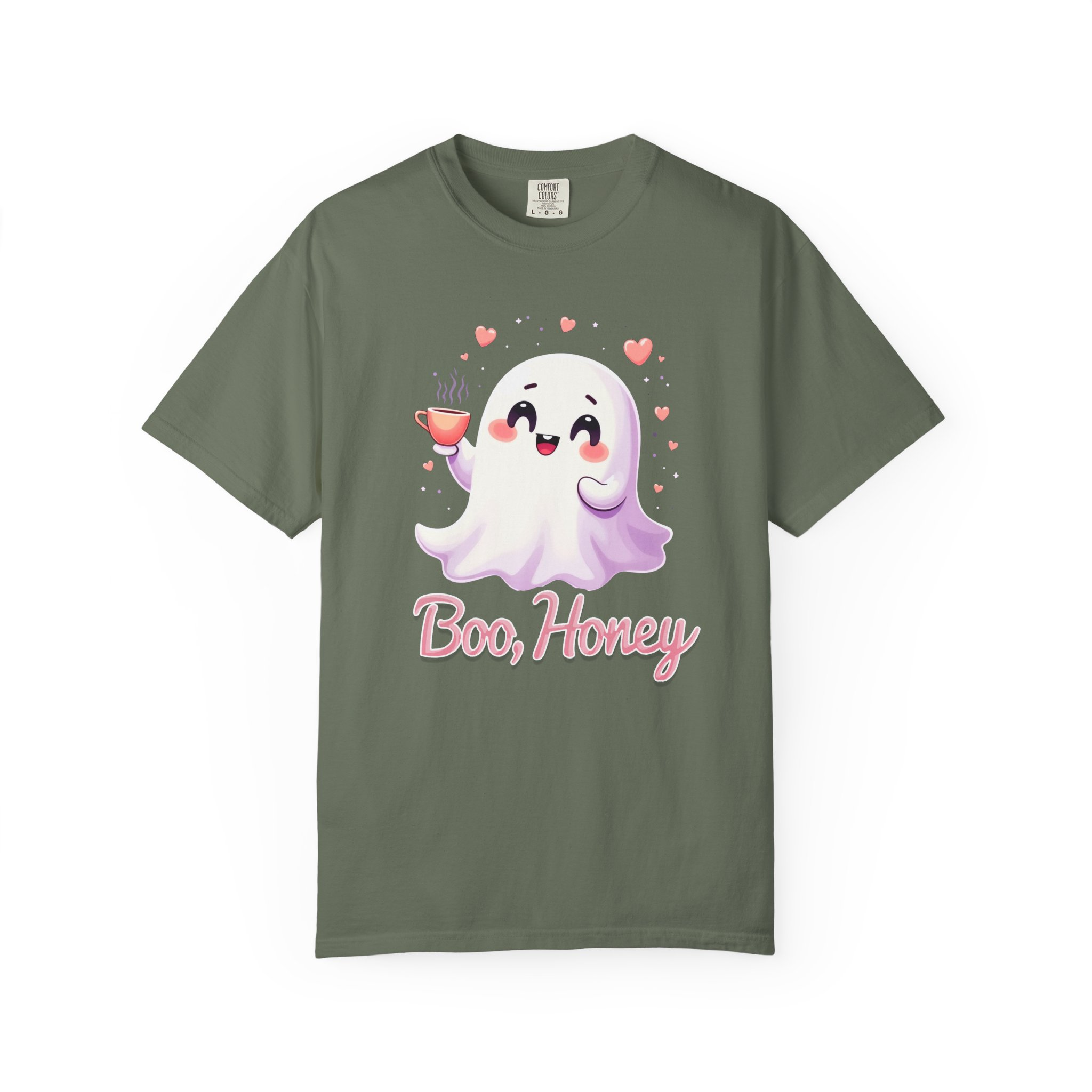 Boo, Honey Cute Ghost Graphic T-Shirt - Image 26