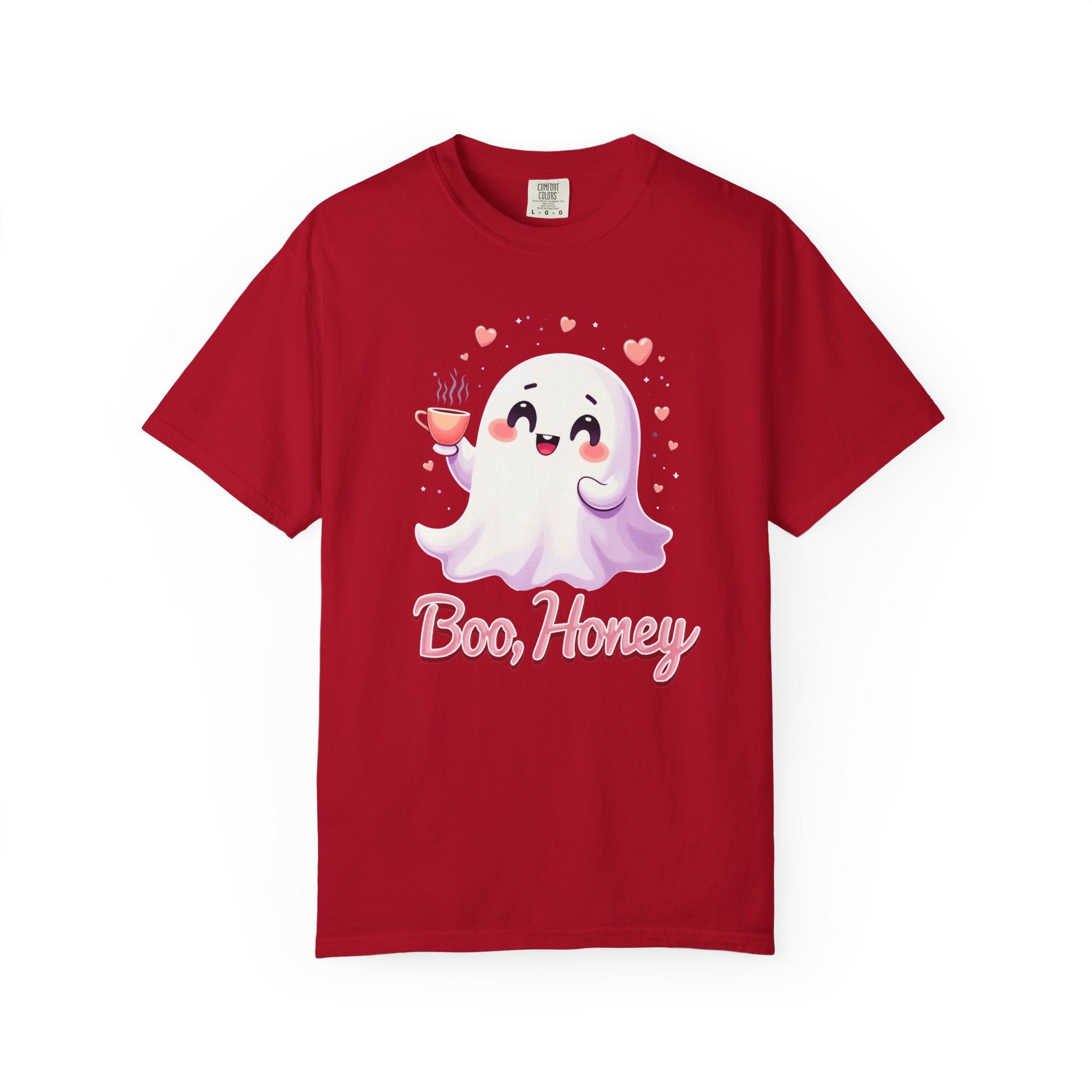 Boo, Honey Cute Ghost Graphic T-Shirt - Image 66