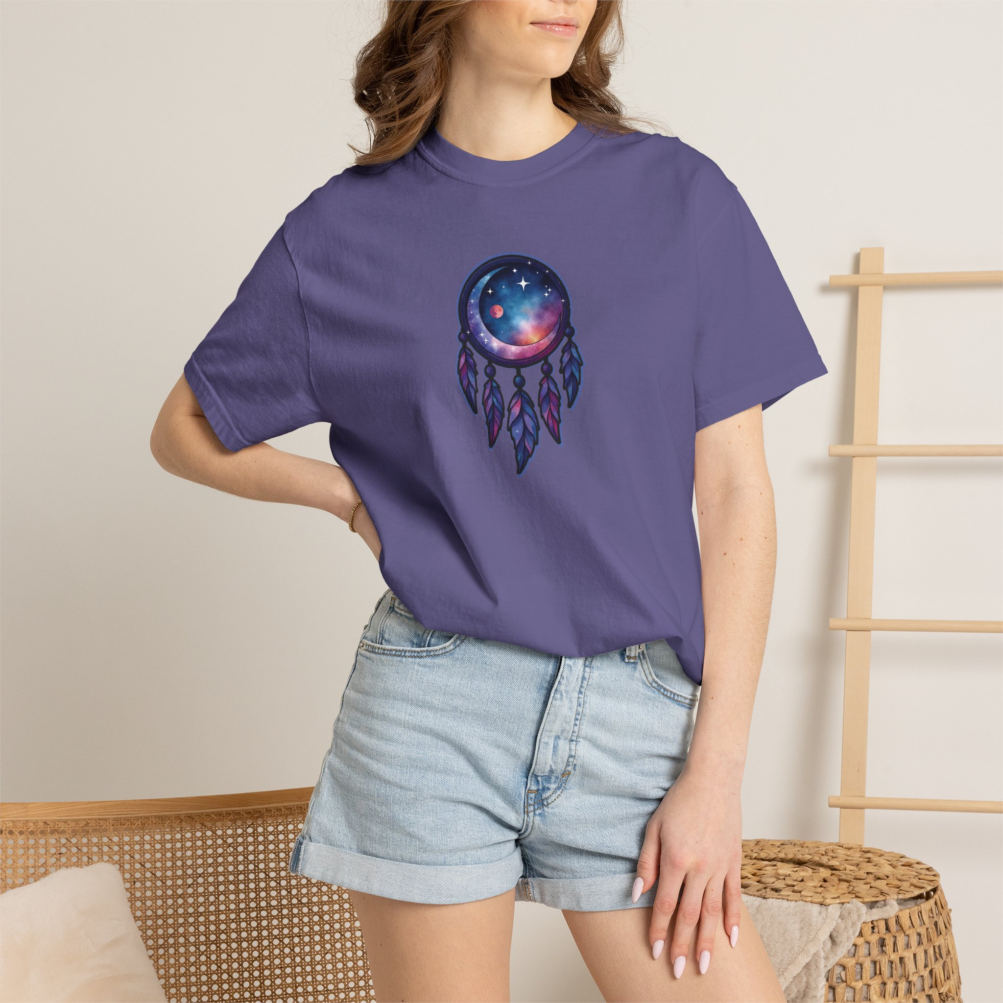 Galaxy Dreamcatcher T-Shirt - Image 77